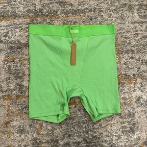 SKIMS Cotton Rib Boxer Shorts 💚